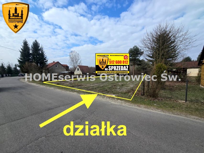 Pusta działka Kunów