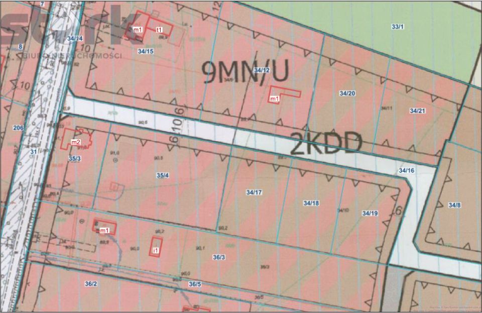 Działka usługowa Błonie