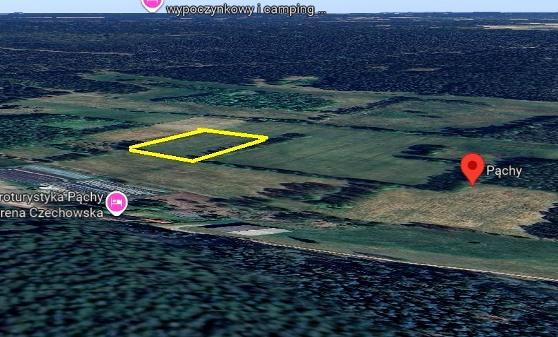 Działka budowlana Pąchy