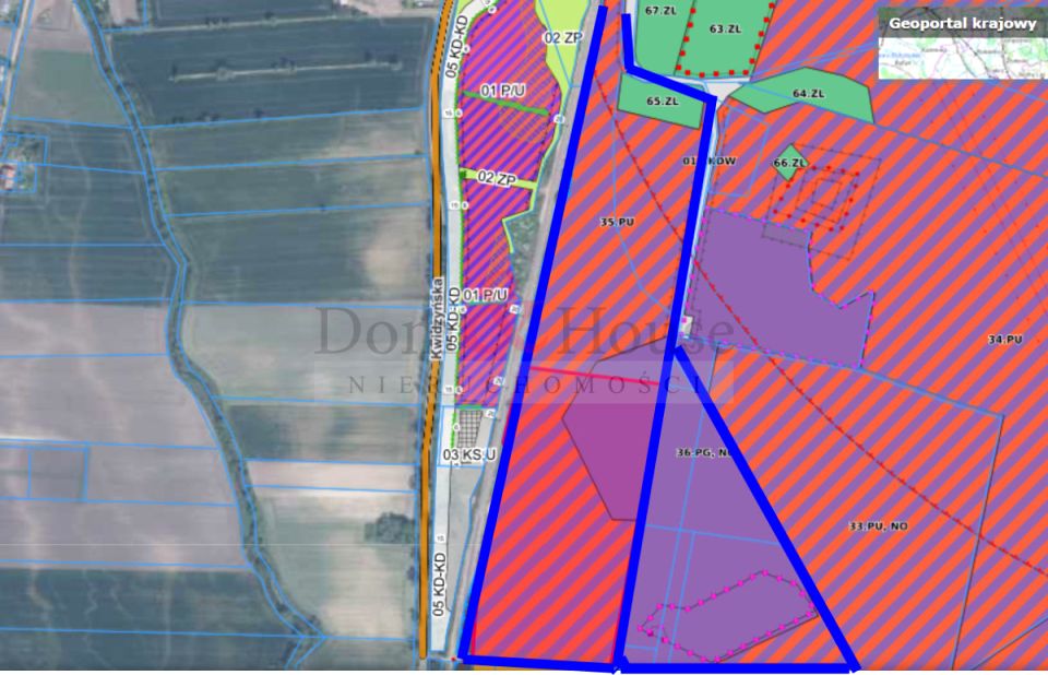 Działka przemysłowa Rozpędziny