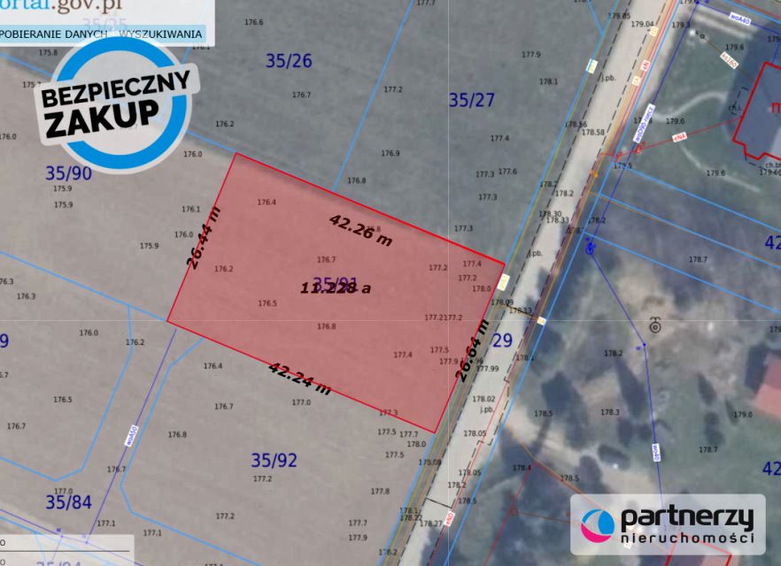 Działka budowlana Tokary