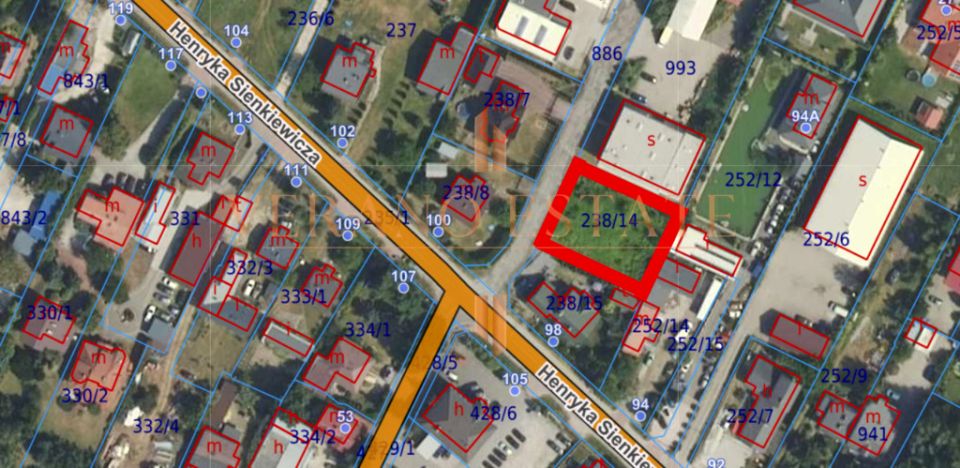 Działka usługowa Stare Babice