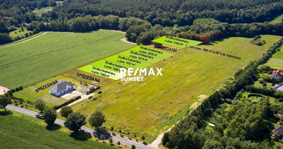 Działka budowlana Charzyno