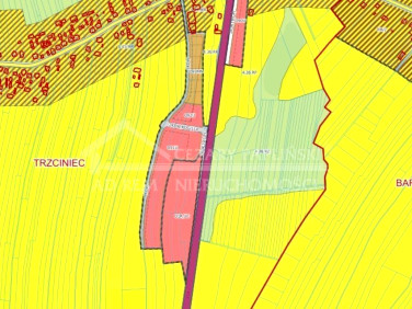 Działka inwestycyjna Trzciniec