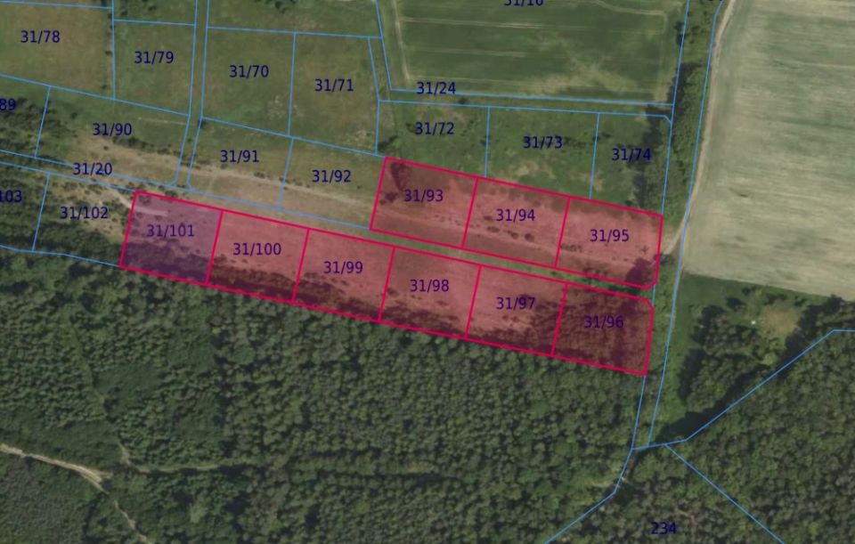 Działka leśna Grabowno Wielkie
