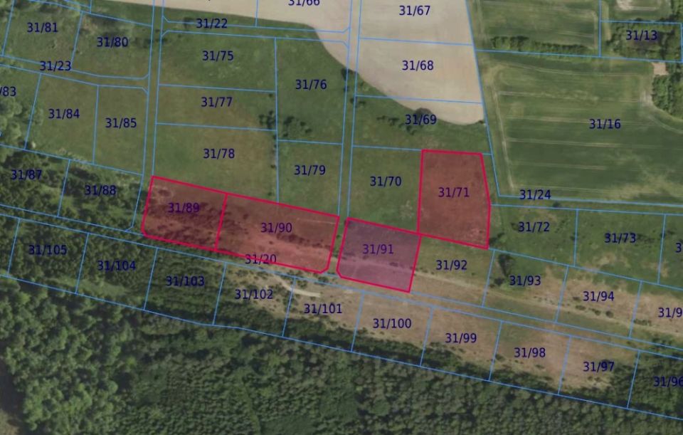 Działka leśna Grabowno Wielkie