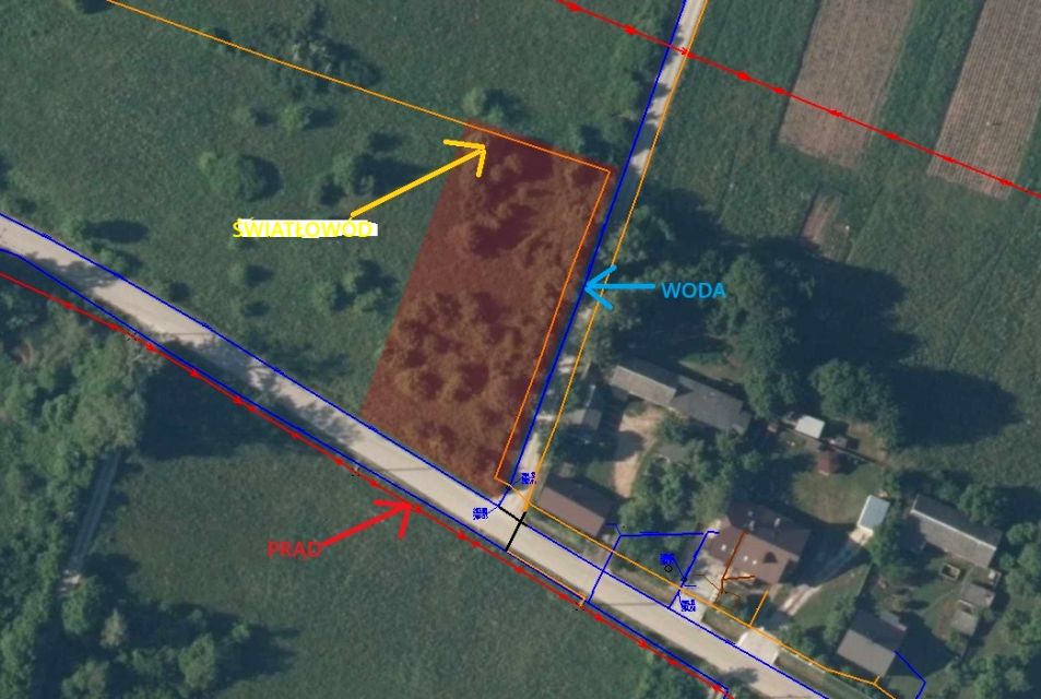 Działka budowlana Gałęzice