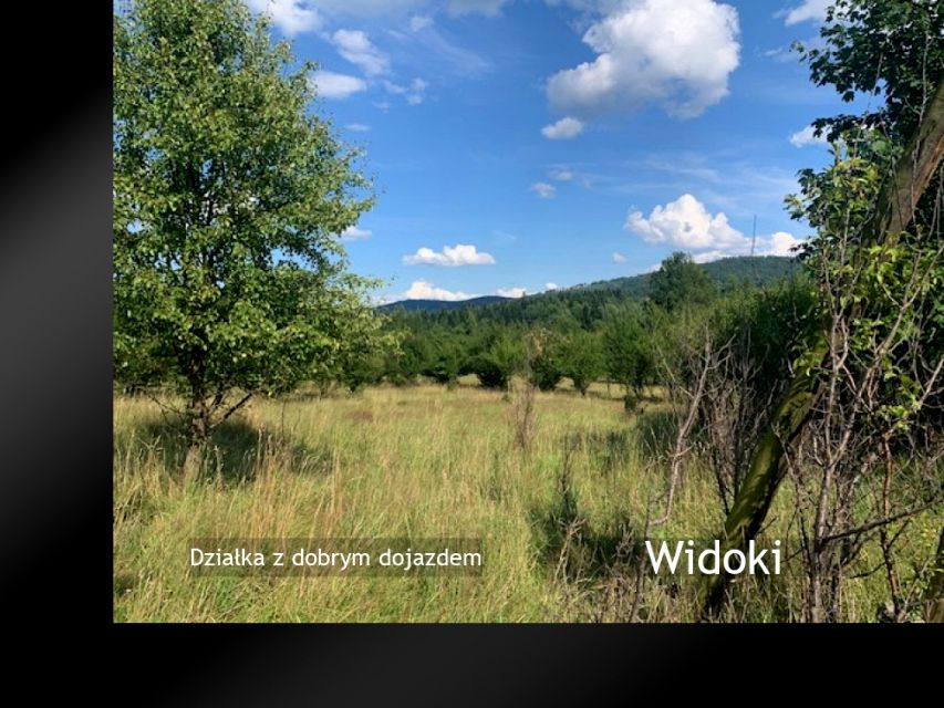 Działka budowlana Hucisko