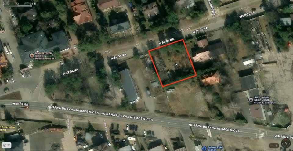 Działka usługowa Warszawa