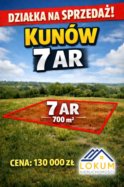Działka budowlana Kunów