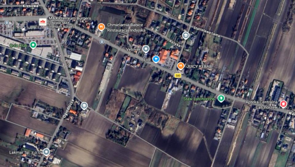 Działka budowlana Latchorzew