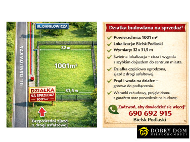 Działka budowlana Bielsk Podlaski sprzedam