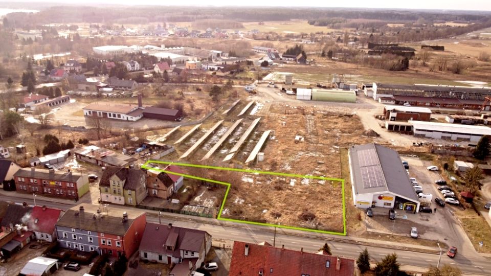 Działka usługowa Dobrzany