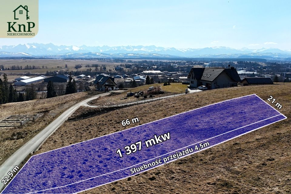 Działka budowlana NOWY TARG