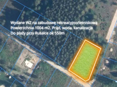 Działka nad jeziorem