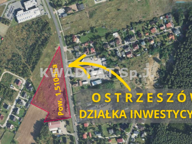 Działka inwestycyjna Ostrzeszów