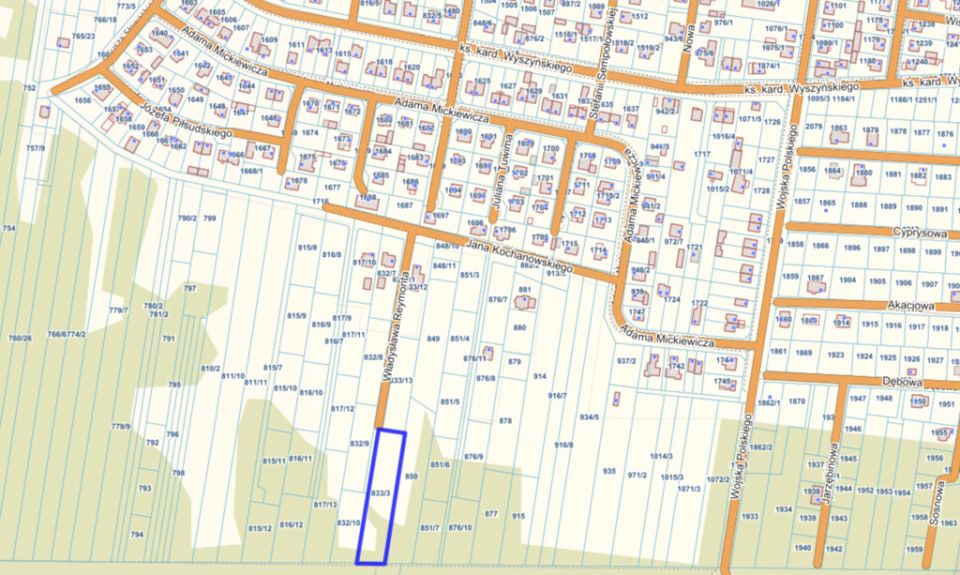 Działka budowlana Pilawa sprzedam