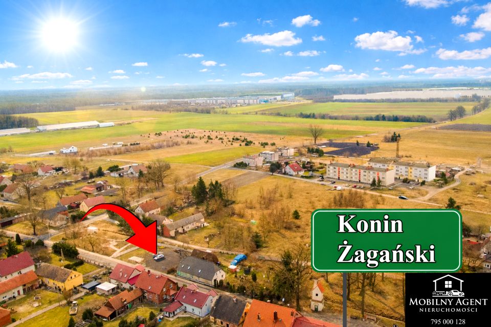 Działka budowlana Konin Żagański