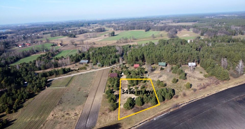 Działka rekreacyjna Łęcino