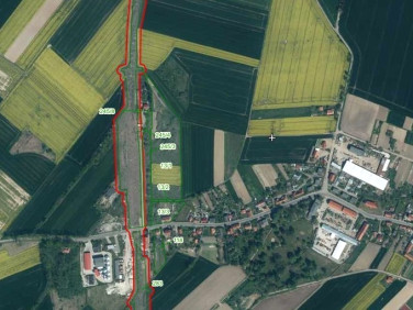 Działka usługowa Udanin