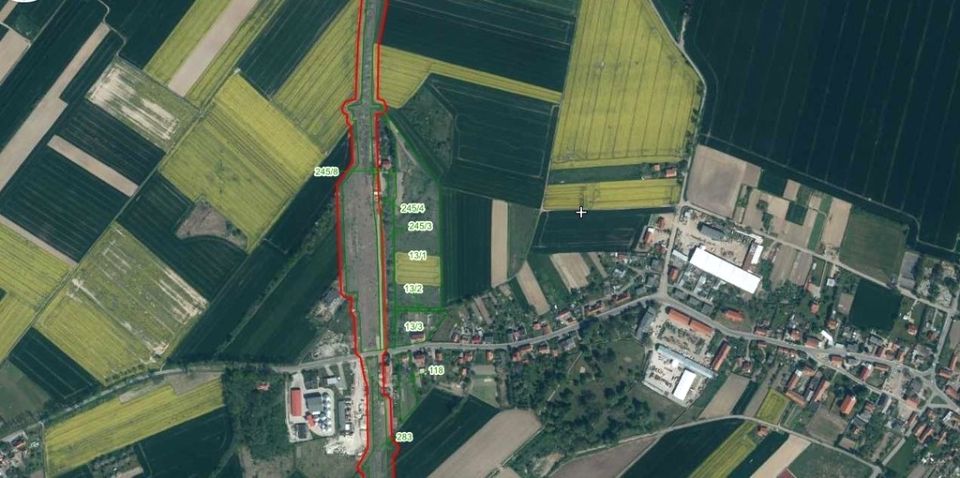 Działka usługowa Udanin