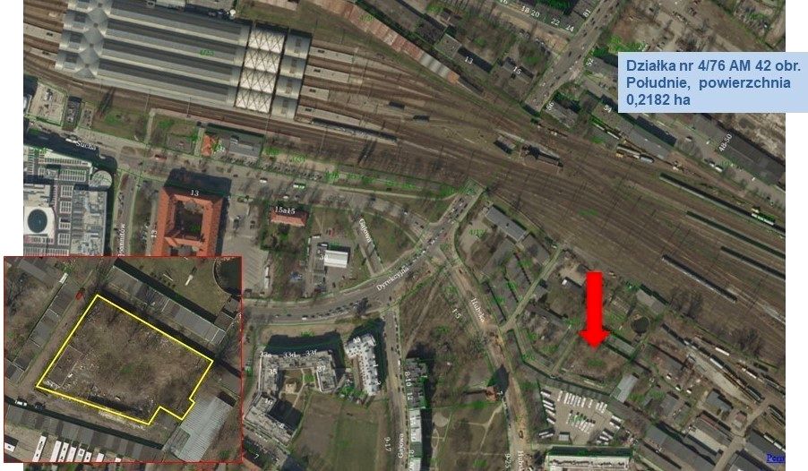 Działka usługowa Wrocław