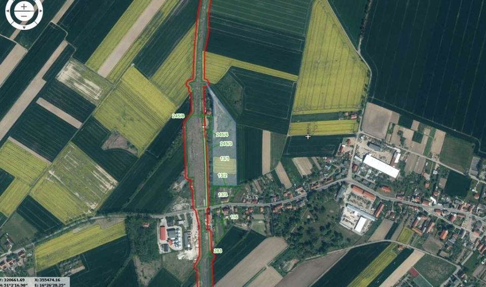 Działka usługowa Udanin