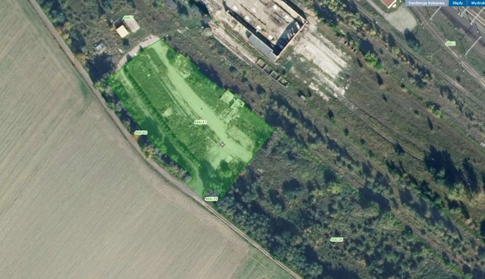 Działka usługowa Miłkowice