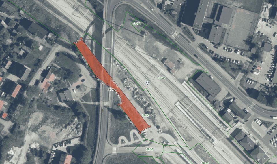 Działka usługowa Choszczno