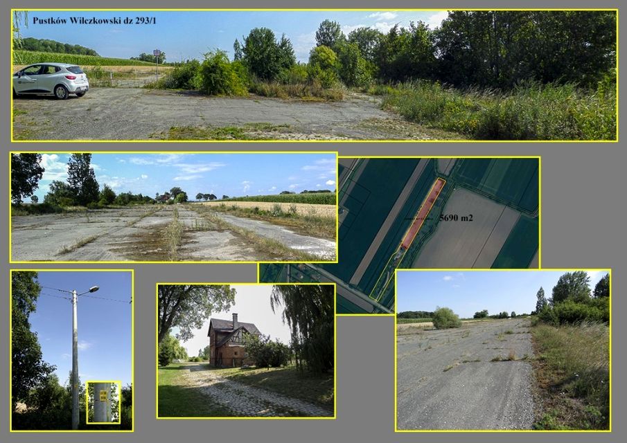 Działka usługowa Pustków Wilczkowski
