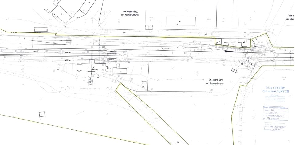 Działka usługowa Radnica