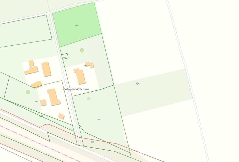 Działka usługowa Wilkowo