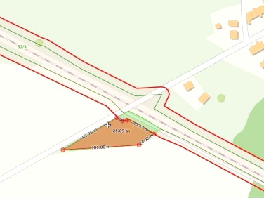 Działka usługowa Mierzęcin