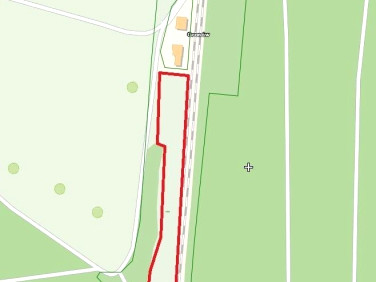 Działka usługowa Gronów