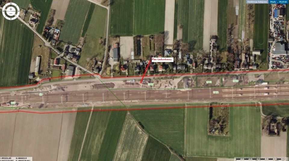 Działka inwestycyjna Kłodawa