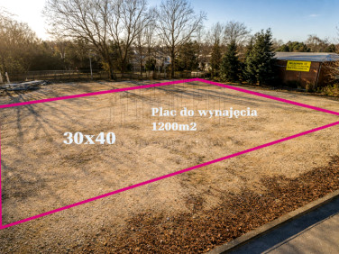 Ogrodzona działka wynajmę