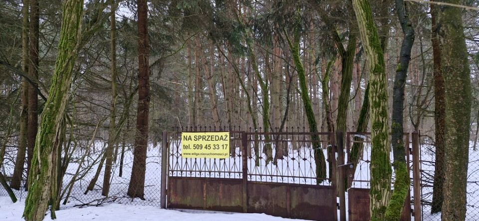 Ogrodzona działka sprzedam