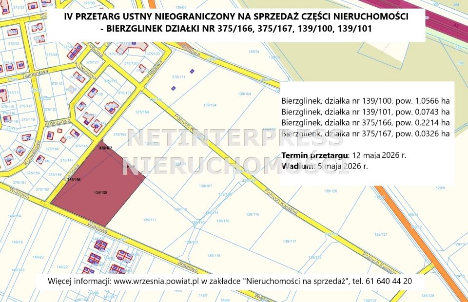 Działka budowlana Bierzglinek sprzedam