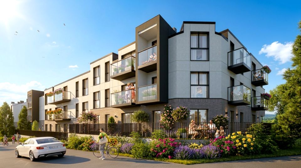 Mieszkanie apartamentowiec w górach