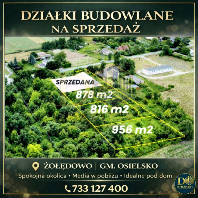 Działka budowlana Żołędowo