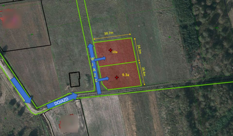 Działka budowlana Wysoka Głogowska