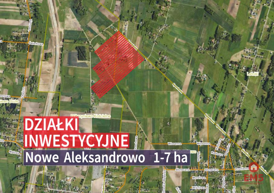 Działka Nowe Aleksandrowo