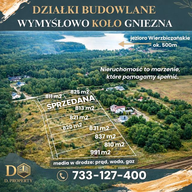 Działka budowlana Wymysłowo