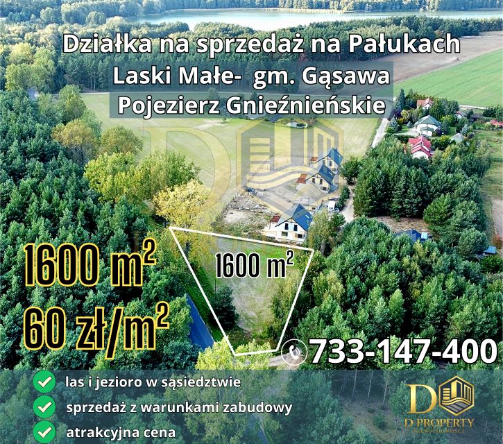 Działka budowlano-rolna Laski Wielkie