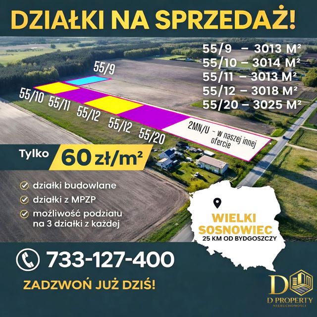 Działka budowlana Pszczółczyn