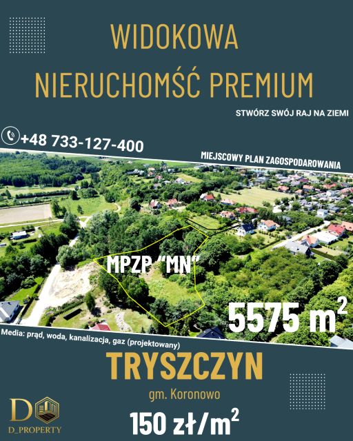 Działka budowlana Tryszczyn