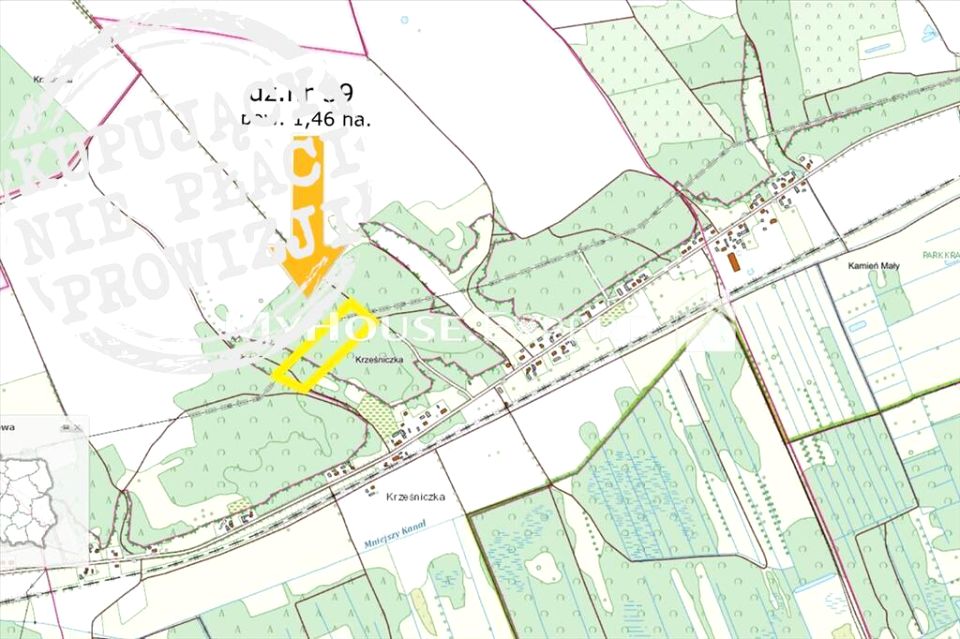 Działka leśna sprzedam