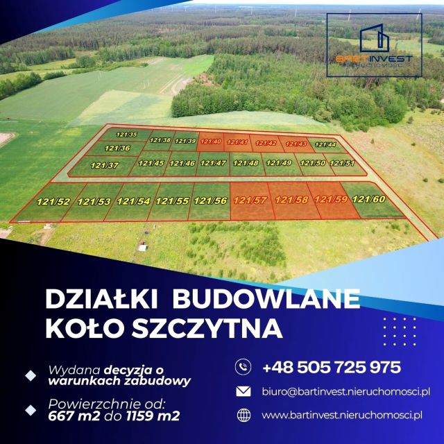 Działka budowlana Rudka