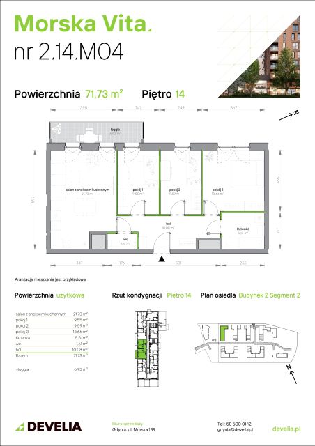 Mieszkanie Leszczynki, ul. Działdowska 3a