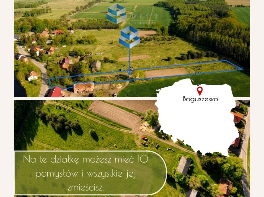 Działka budowlana Boguszewo